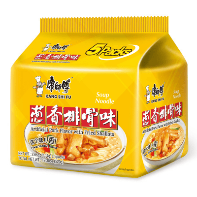 FIDEOS INST. SABOR CERDO CON CHALOTA 108GR PACK 5UND1