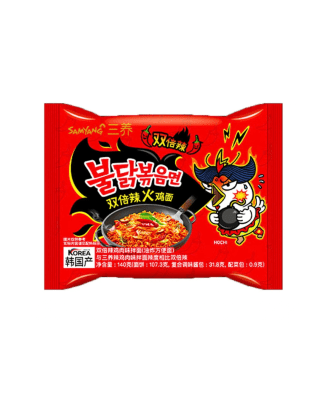 RAMEN INST. SABOR POLLO EXTRA-PICANTE X2 BULDAK 140GR1