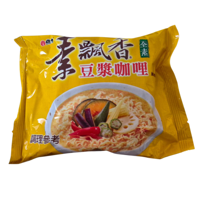 FIDEOS INST. SABOR CURRY CON LECHE DE SOYA 80GR1