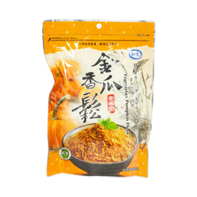 HILOS DE CARNE DE SOYA DE CALABAZA VEGETARIANA1