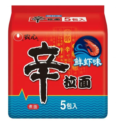 SOPA INST. SHIN RAMYUN SABOR CAMARON (PACK 5 UND)1