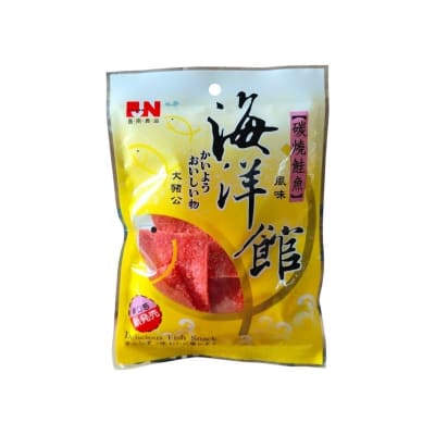 SNACK PICANTE DE PESCADO ESTILO BARBACOA 60GR (SALMON A LA PARRILLA)1