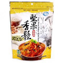 HILOS DE CARNE DE SOYA CON NUEZ VEGETARIANA