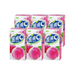 JUGO DE DURAZNO CON VITAMINA C 300ML PACK 6UND