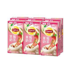 TE NEGRO CON LECHE Y FRUTILLA PACK 6UND 300ML