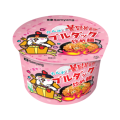 RAMEN INST SABOR POLLO PICANTE CON CARBONARA 105GR POTE