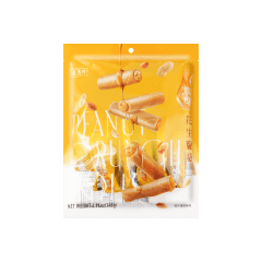 ROLLITOS CRUJIENTES CON CREMA DE MANI