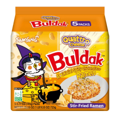 RAMEN INST POLLO CON 4 QUESO 145GR PACK 5UND (INTER)
