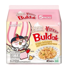 RAMEN INST POLLO PICANTE CON CREMA CARBONARA 140GR PACK 5UND (INTER)