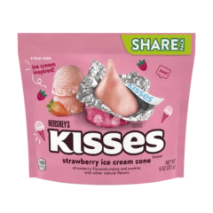 GALLETAS KISSES SABOR HELADO DE FRUTILLA 255GR