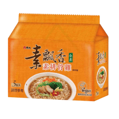 FIDEOS INST. SABOR COSTILLA DE SOYA 90GR PACK 5UND