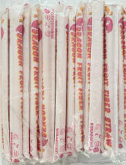 BOMBILLAS DE FIBRA DE FRUTA DE DRAGON 100UND-12MM*230MM