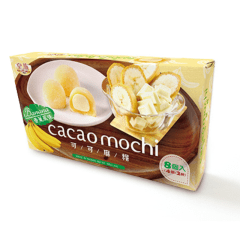 MOCHI CACAO SABOR PLATANO 80GR