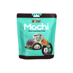 MOCHI VEGANO RELLENO DE MENTA CON CHISPAS DE CHOCOLATE (SIN GLUTEN) 120GR