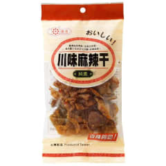 SNACK DE SOYA PICANTE VEGANA ESTILO SICHUAN 120GR