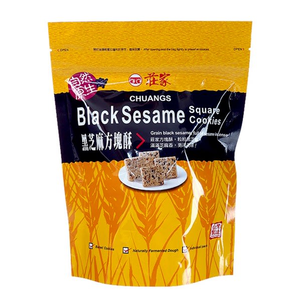 GALLETAS CUADRADAS SESAMO NEGRO 130GR 0