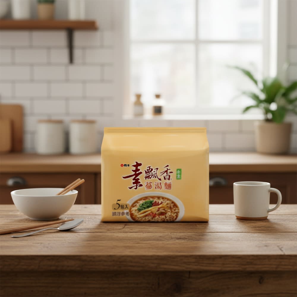 FIDEOS INST. VEGANA CON HIERBAS Y GINSEN 75GR PACK 5UND2