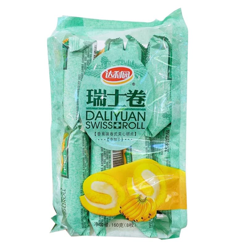 ROLLO SUIZO SABOR PLATANO 160GR 0