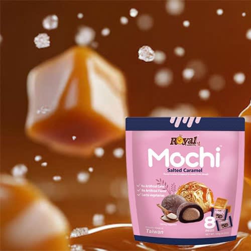 MOCHI VEGANO RELLENO DE CARAMELO Y SAL (SIN GLUTEN) 120GR2