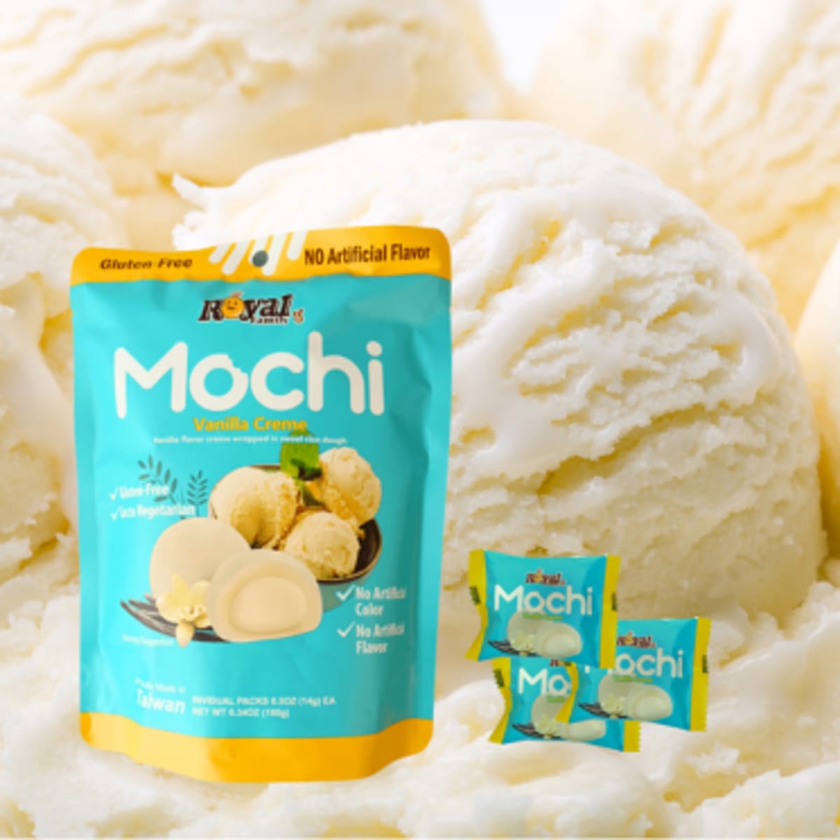 MOCHI RELLENO DE CREMA DE VAINILLA 120GR (SIN GLUTEN)2