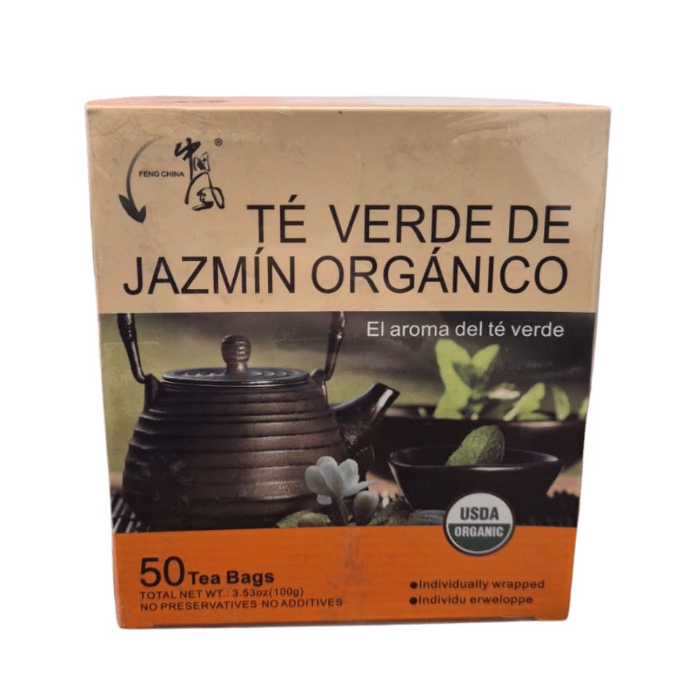 TE VERDE JAZMIN ORGANICO 100GR 0