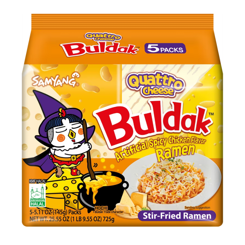 RAMEN INST POLLO CON 4 QUESO 145GR PACK 5UND (INTER) 0