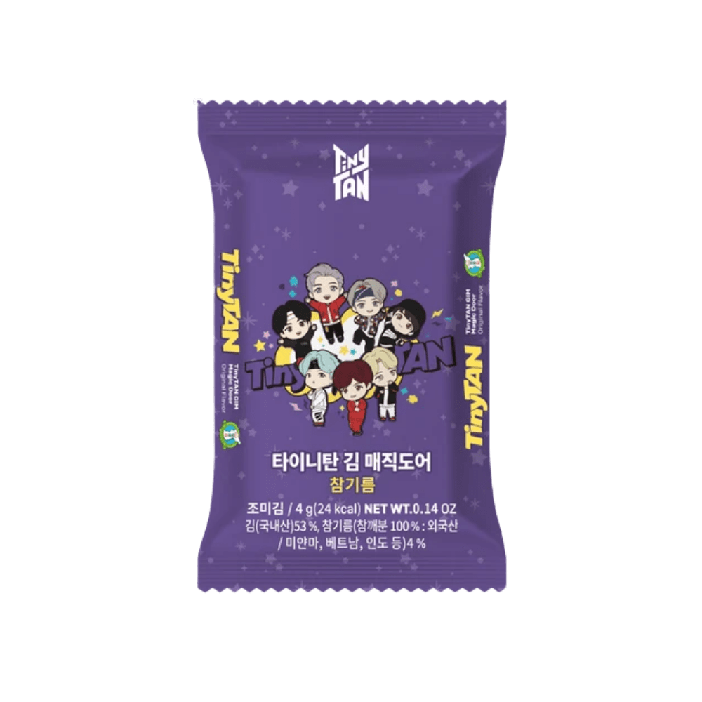 SNACK DE ALGAS COREANAS SABOR  ACEITE DE SESAMO 4GR (BTS) 0
