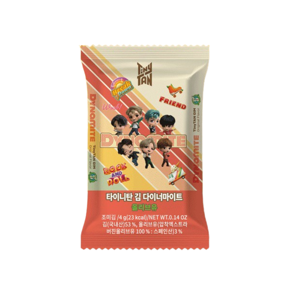 SNACK DE ALGAS COREANAS ACEITE DE OLIVA 4GR (BTS) 0
