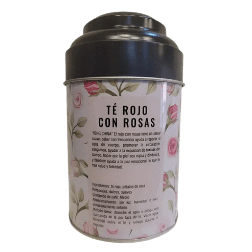 TE ROJO CON ROSAS 80GR1