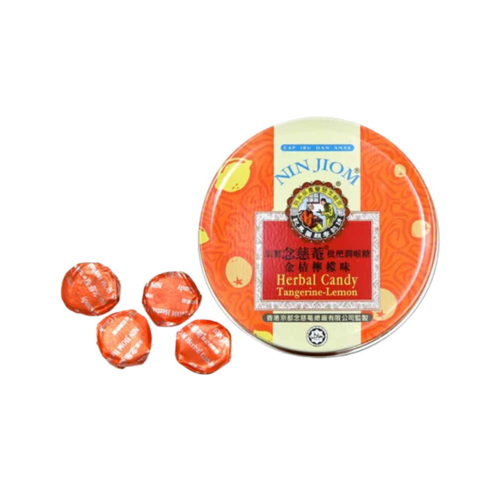 CARAMELO DE HIERBA SABOR MANDARINA 60GR NIN JIOM2