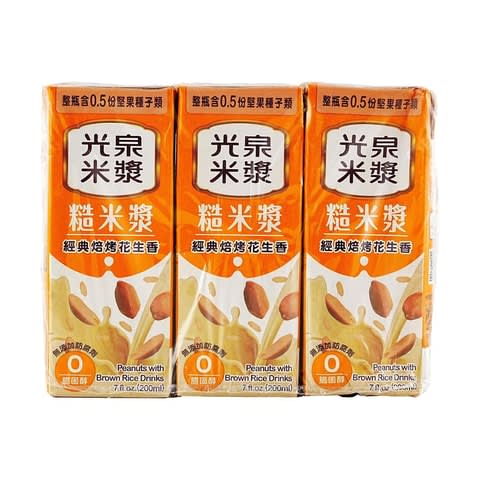 BEBIDA DE MANI CON ARROZ 200ML PACK 6UND 0