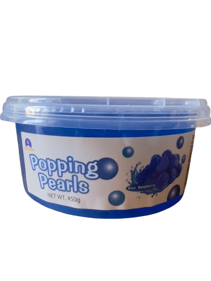 POPPING BOBA SABOR FRAMBUESA DEL BOSQUE 450g 0
