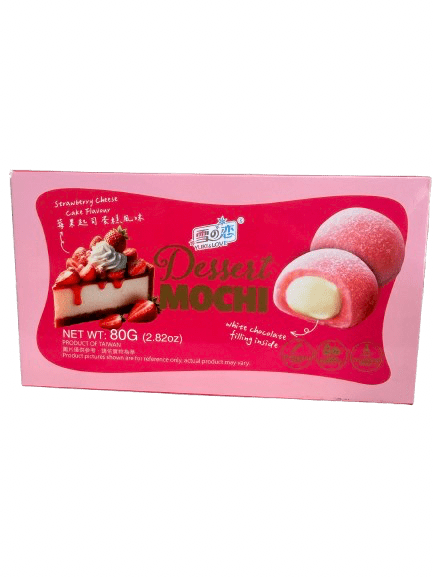 MOCHI SABOR CHEESCAKE DE FRUTILLA 80GR (DESSERT) 0
