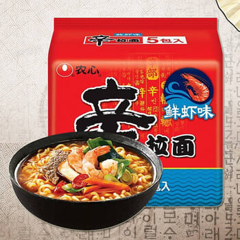 SOPA INST. SHIN RAMYUN SABOR CAMARON (PACK 5 UND)2
