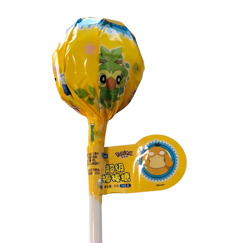 CHUPETE GIGANTE CON LUCES RELLENA DE COYACS SABOR FRUTAS 80G