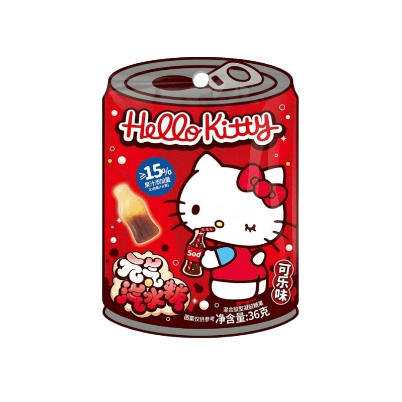 GOMITAS SABOR A GASEOSA DE COLA 36GR COLA 36GR (HELLO KITTY)