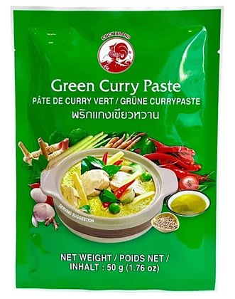 PASTA DE CURRY VERDE 50GR VERDE 100GR (SACHET)
