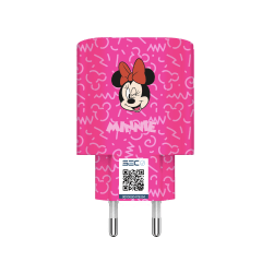 Cargador de Pared Disney Minnie Rosa Tipo C