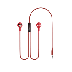 Earphones Manos Libres Disney Mickey Rojo