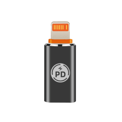 OTG Motomo Adaptador OTG Tipo C a Lightning Negro