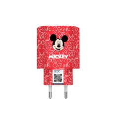 Cargador de Pared Disney Mickey Rojo Lightning
