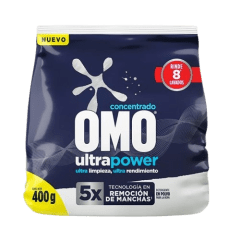 Omo detergente en polvo 400 g (unidad)