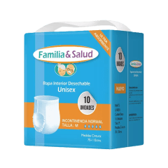 Pañales de adulto Familia & Salud talla M 10 unidades