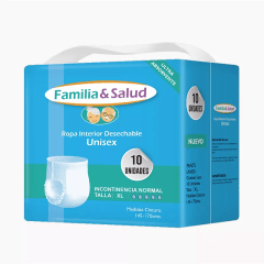 Pañales de adulto Familia & Salud talla XL 10 unidades