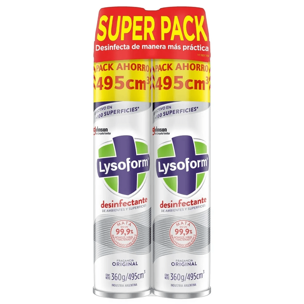 Pack 2 Lysoform 495cc1