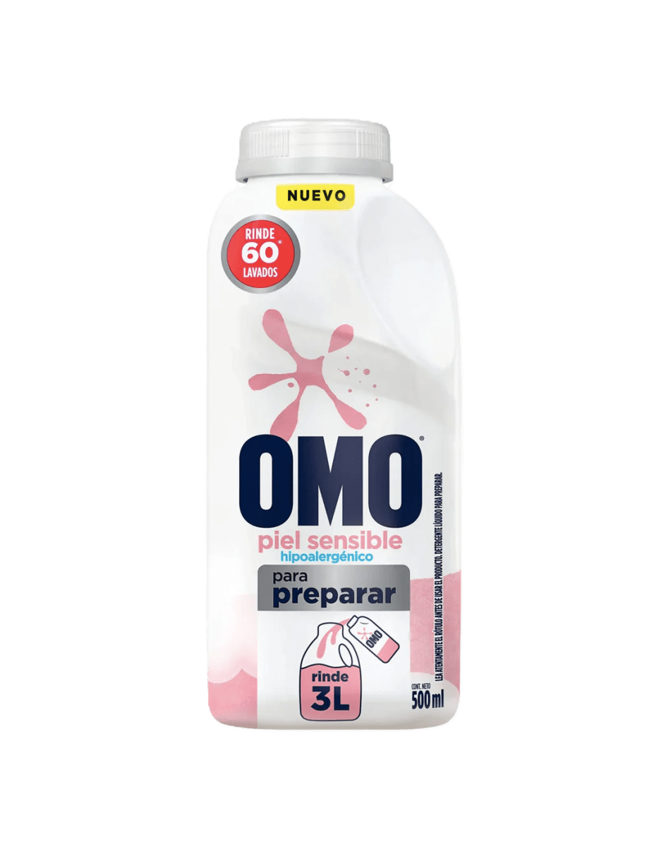 Omo piel sensible hipoalergénico 500 ml (unidad)1