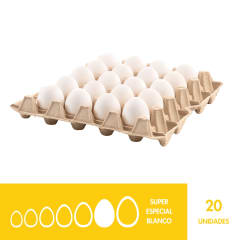 BANDEJA SUPER ESPECIAL BLANCO X20