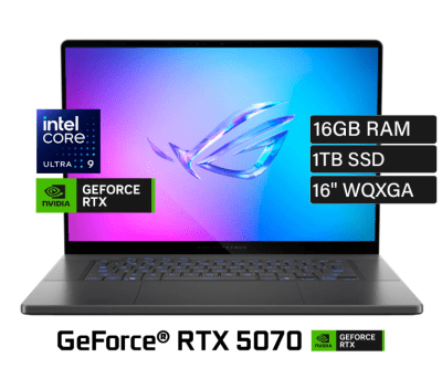 ROG ZEPHYRUS G16 ULTRA 9 285H 1TB SSD 16GB DDR5 RTX 5070 8GB 16 OLED 2.5K 240 HZ WINDOWS 11