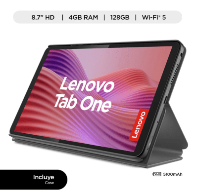 TABLET LENOVO TAB ONE + FOLIO CASE 8.7