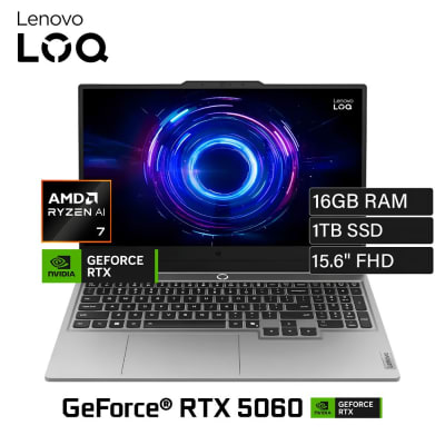 LAPTOP LENOVO LOQ 15AHP10 RYZEN 7 250 16GB DDR5 512GB SSD NVIDIA RTX 5060 8GB 15.6